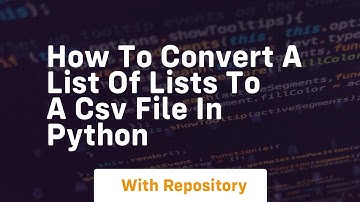How to convert a list of lists to a csv file in python