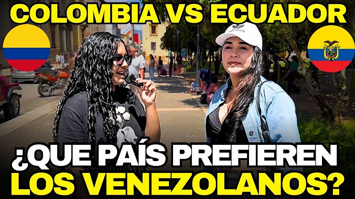 ECUADOR 🇪🇨 VS COLOMBIA 🇨🇴 what do VENEZUELANS prefer? I didn't expect it.