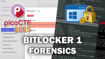 picoCTF 2025 - Forensics - Bitlocker 1