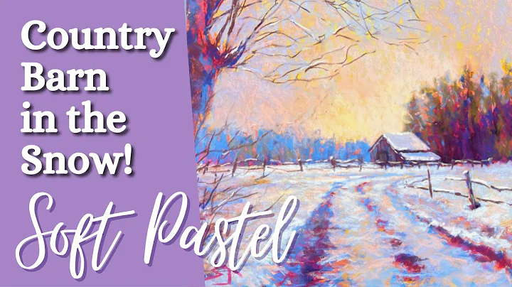 How to Paint a Country Barn in the Snow! - in Soft...