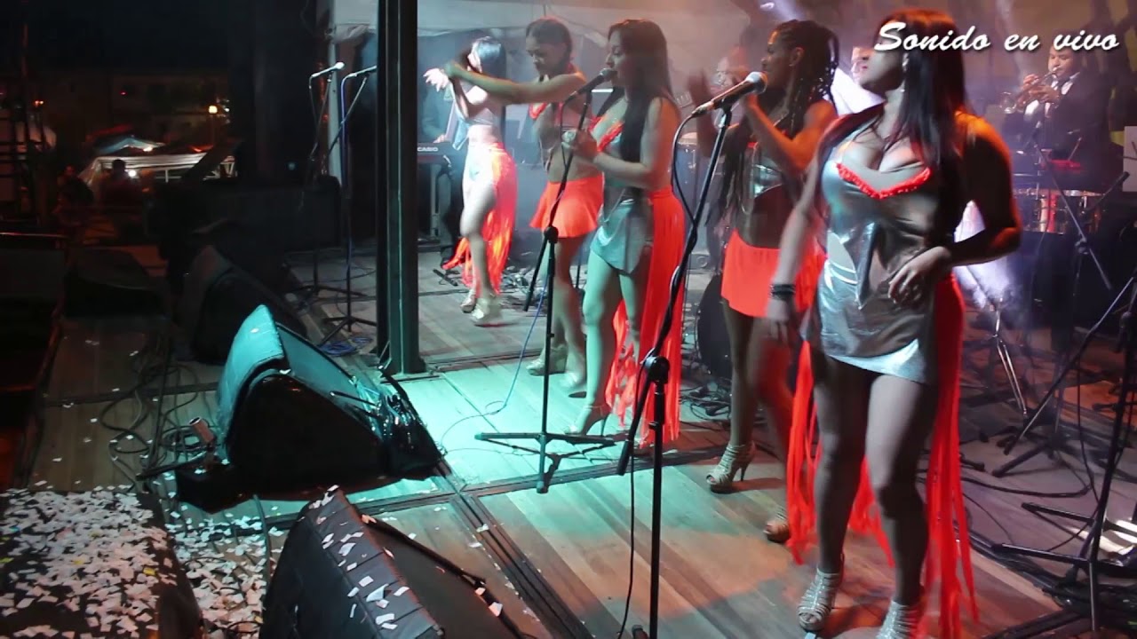 orquesta femenina chicas candela viva en tibana - YouTube