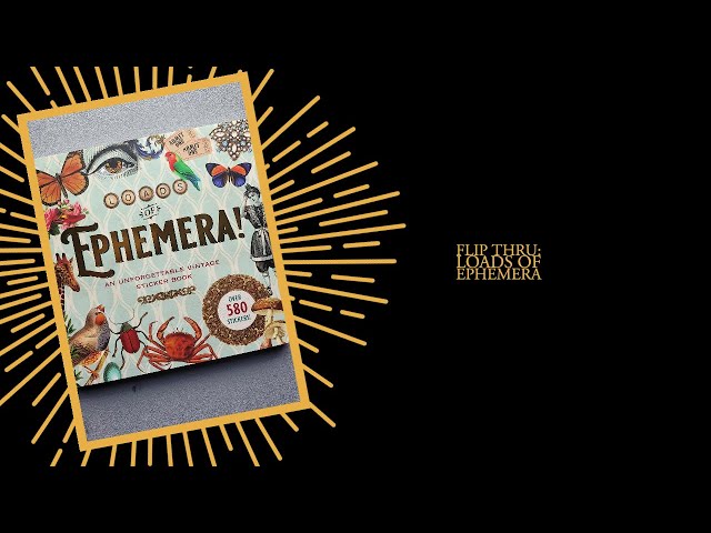 Loads of Ephemera! Sticker Book – Peter Pauper Press