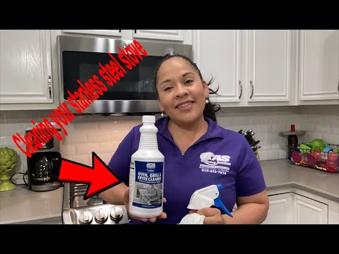 How to Clean Your Stanless Steel stove Member's Mark Commercial Oven, Grill  and Fryer Cleaner 