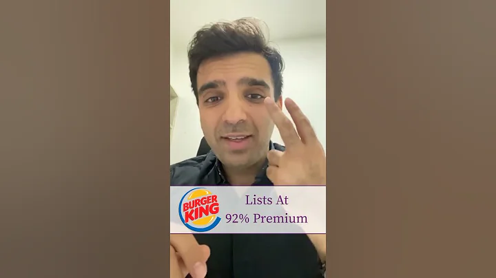 Burger King Lists at 92% Premium - DayDayNews