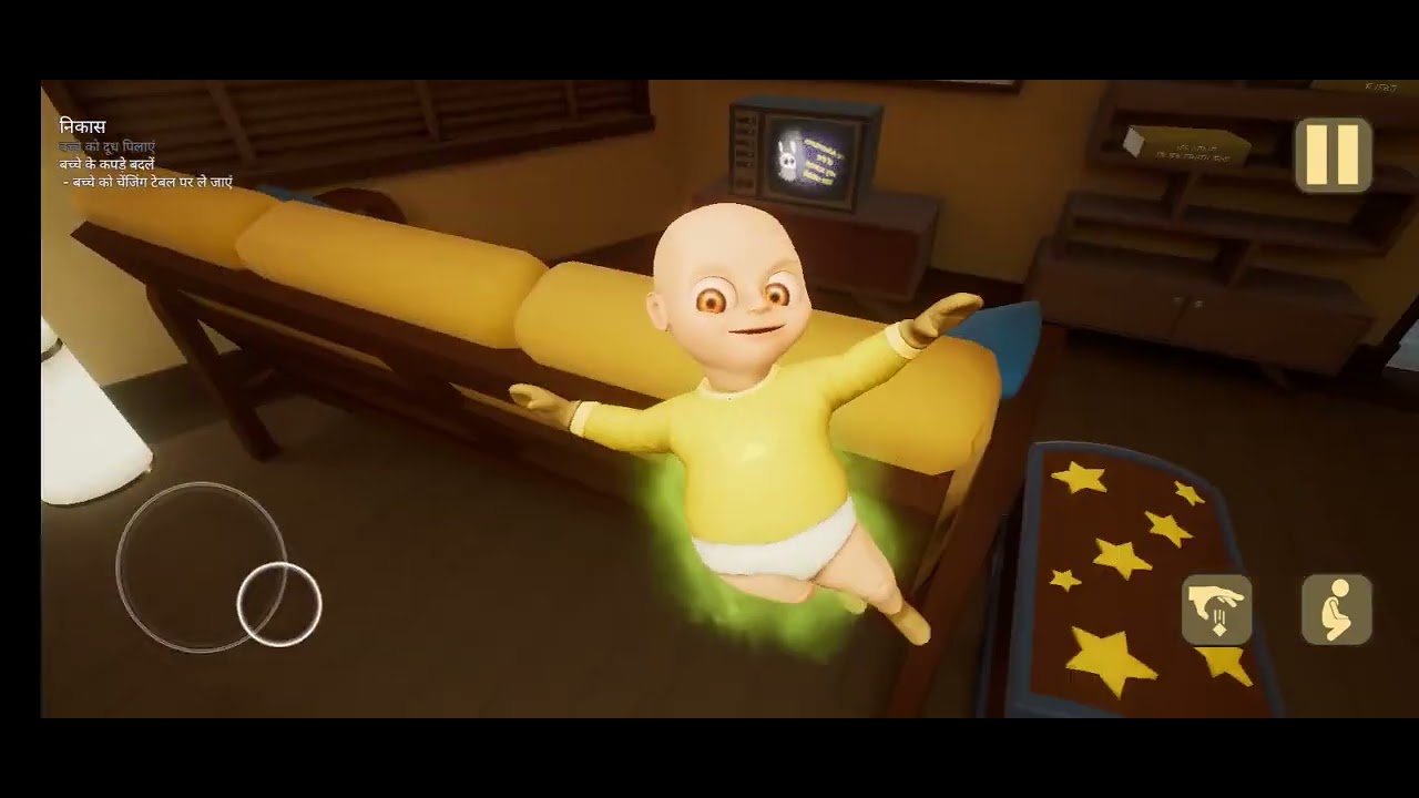 Baby yellow horror game full gameplay video funny moment