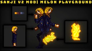 Sanji V2 W/Firelegversion,And Cigar From One Piece Mod Showcase | Melon Playground