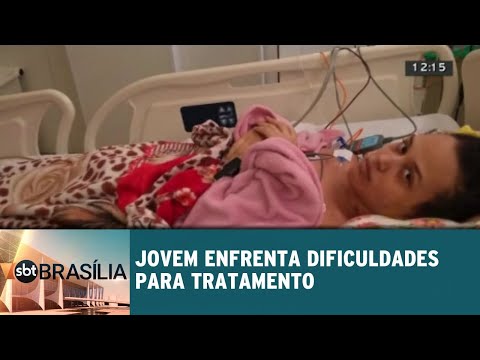 Jovem enfrenta dificuldades para receber tratamento na rede pública | SBT Brasília 19/10/2018