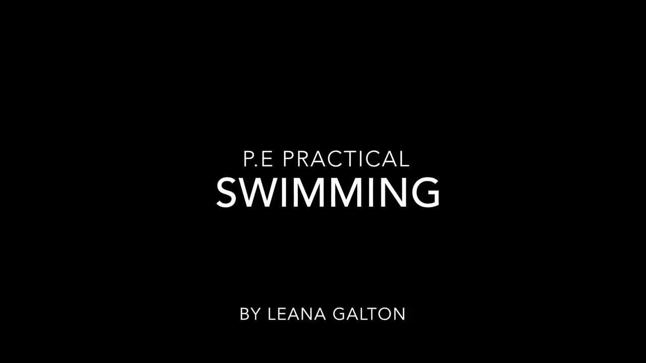 aqa a level pe coursework examples swimming