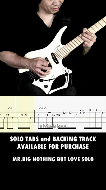 Download lagu MR.BIG NOTHING BUT LOVE GUITAR SOLO TABS