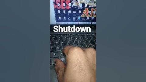 Shutdown shortcut keys l #pc #tricks #asmr
