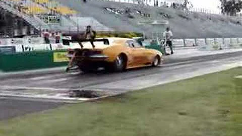 Steve Stanic Burn Out Willowbank Raceway