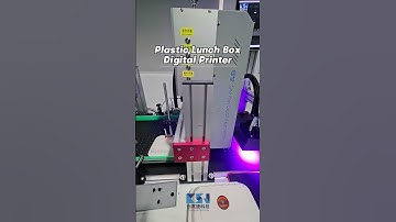 Plastic Lunch Box digital printer-let’s see the whole operation process 👀#digitalprinting