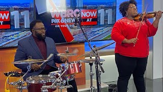 “Hark the Herald Angels Sing” Live TV Performance with James ‘PJ’ Spraggins & Caitlin Edwards