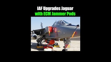 IAF Upgrades Jaguar with ECM Jammer Pods #iaf #shorts