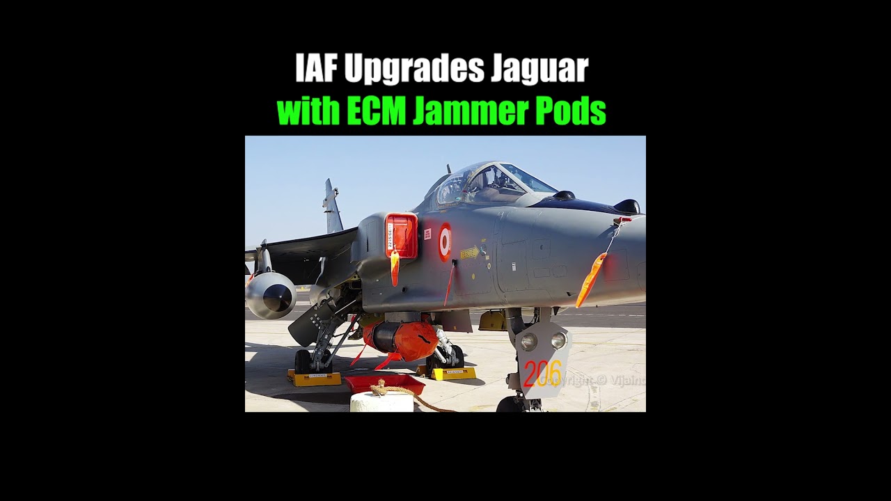 IAF Upgrades Jaguar with ECM Jammer Pods 