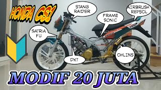 Honda CS1 Modif 20juta lebih, Apa aja sih yang diganti?