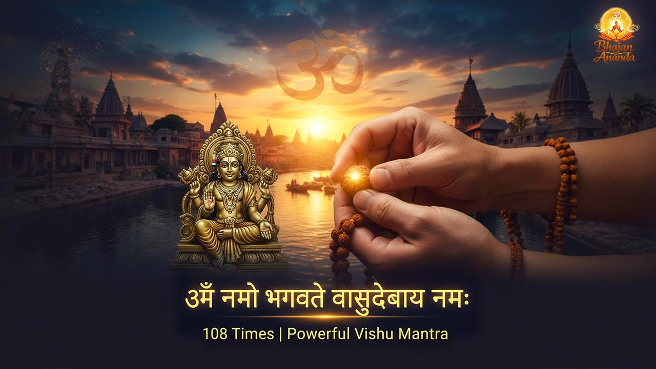 LISTEN ONCE: Destroy All Obstacles - Om Namo Bhagavate Vasudevaya 108 Times | Powerful Vishnu Mantra