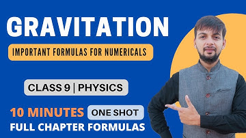 Gravitation | Class 9 Physics | All Important Formulas of Gravitation | Science Chapter 10 |one shot
