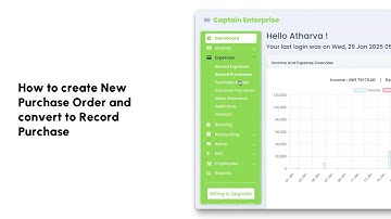 How to Create a Purchase Order in ProfitBooks