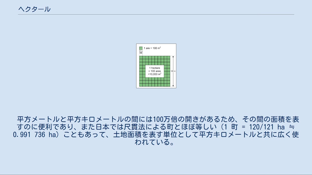 一 ヘクタール は 何 坪