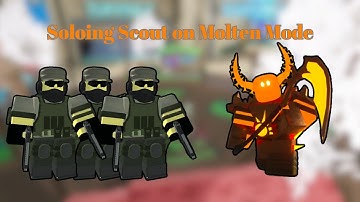Soloing Scout on Molten Mode Tds