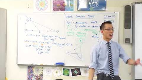 Formal Geometry Proofs (2 of 3: Investigating angles in triangles)