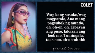 BINI - Na Na Nandito Lang Lyrics (Framed)