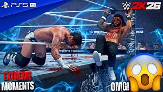 WWE 2K26 - Roman Reigns vs. CM Punk (c) - WWE World Heavyweight Championship at WrestleMania 42 | 4K screenshot 3