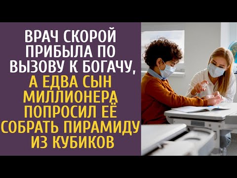 Врач скорой прибыла на вызов к богачу, а едва сын миллионера попросил её собрать пирамиду из кубиков