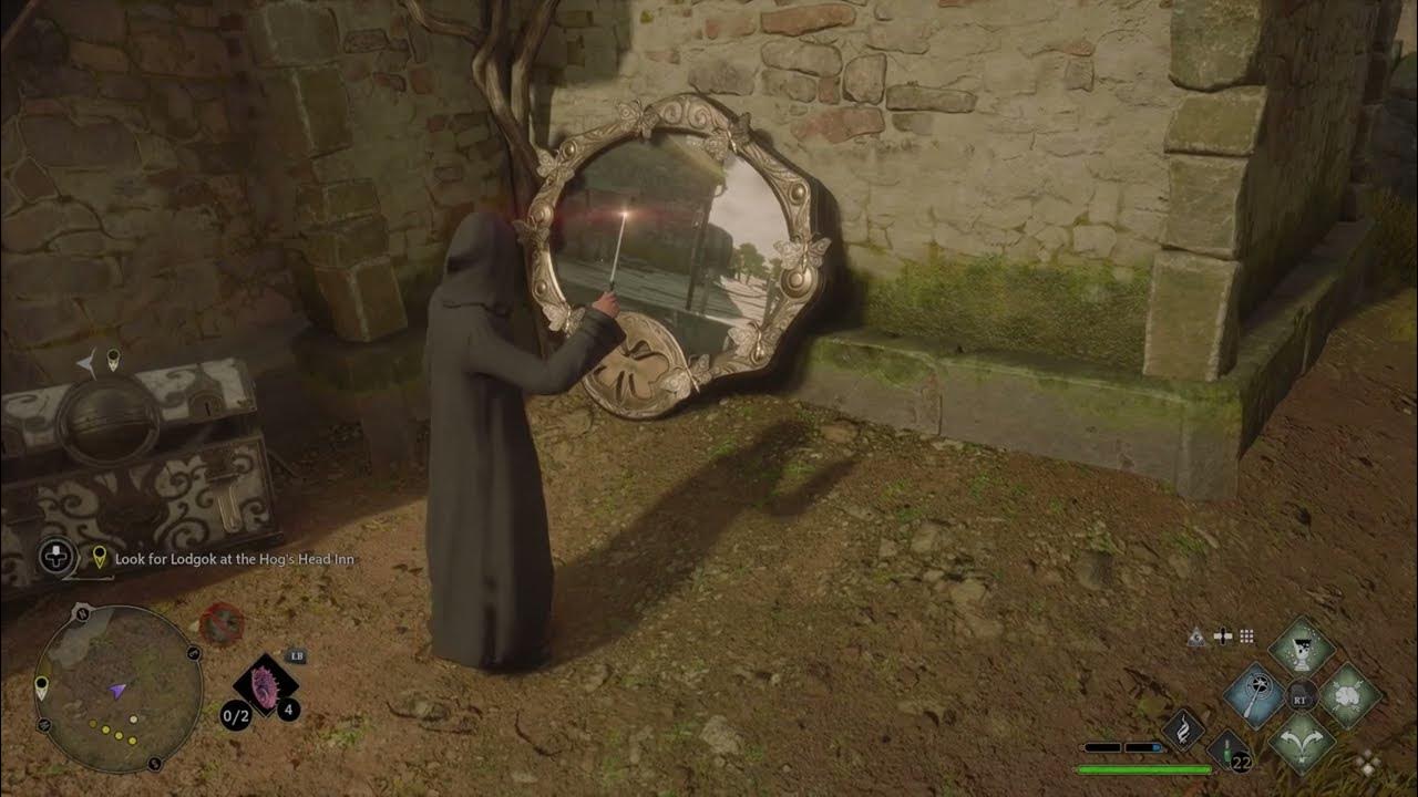 Southern West Hogsmeade Moth Mirror Puzzle Location and Solve (HOGWARTS LEGACY) YouTube