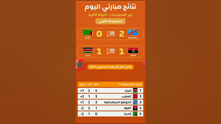 إليكم نتائج وترتيب مجموعة المنتخب المغربي في كأس إفريقيا للمحليين #المغرب #الجزائر #football #حكيمي
