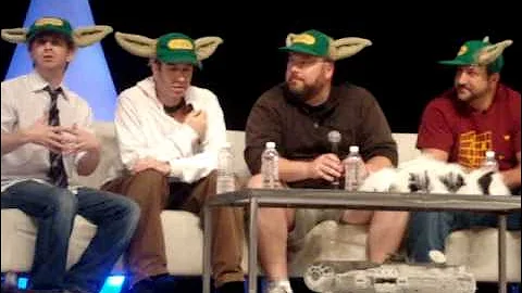 Seth Green On ROBOT CHICKEN Vs Family Guy ( Star Wars Celebration V )