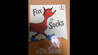 Fox in Socks (책읽어주는 형아) (by. Dr. Seuss)