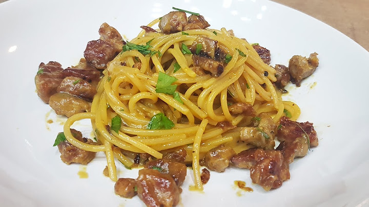 SPAGHETTI WITH FRESH TUNA CARBONARA | FoodVlogger