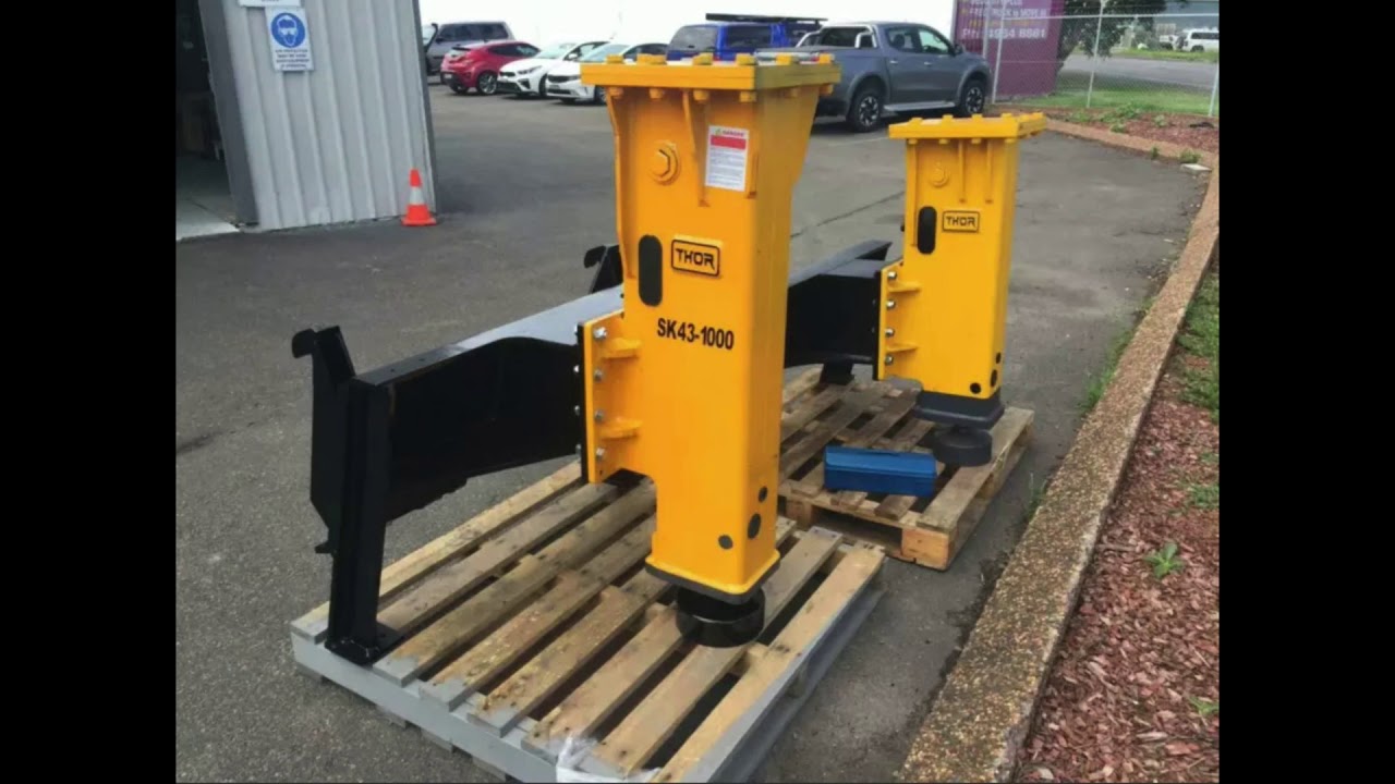 THOR Hydraulic Rock Breakers/Hammers & Post Drivers/Rammers Claim up