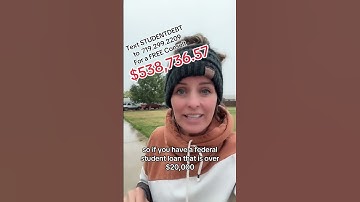 $538,736.57 being saved in ONE Federal sstudent Loan! She is one happy woman!