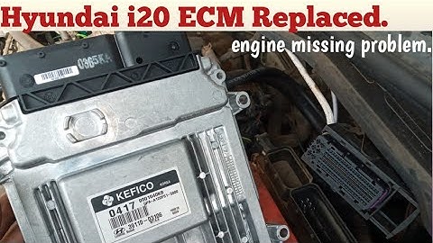 Hyundai i20 ECM Replaced.