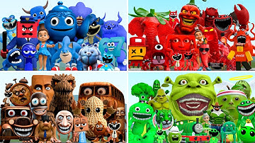 WHICH COLOR FAMILY IS STRONGER? from NEW ITALIAN BRAINROT ANIMALS MEMES vs SPRUNKI in Garry