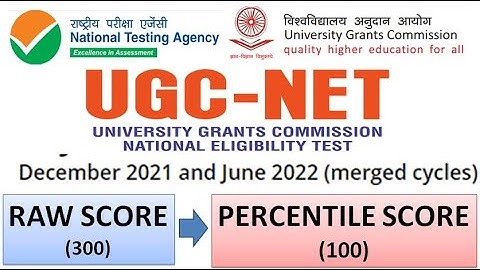 NTA UGC NET | HOW RAW SCORE (300 Marks) CONVERTS TO PERCENTILE SCORE (100 Marks) | Nice Explanation