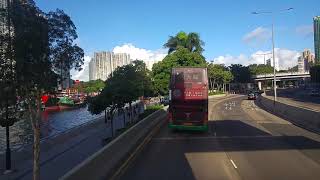 新巴 NWFB 91A 往華富 原速行車片段