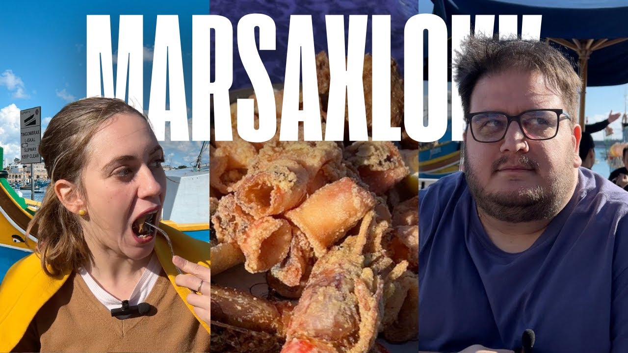 ABBUFFATA DI PESCE a MARSAXLOKK, lo splendido BORGO di pescatori | COSA VEDERE A MALTA | Ep.3 🇲🇹