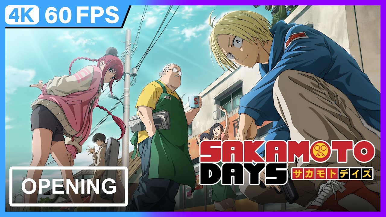 Sakamoto Days Opening | 4K | 60FPS | Creditless | - YouTube