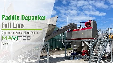 Mavitec Paddle Depacker - Supermarket Waste / Mixed Products - Poland