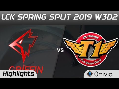 GRF vs SKT Highlights Game 2 LCK Spring 2019 W3D2 Griffin vs SK Telecom T1 by Onivia