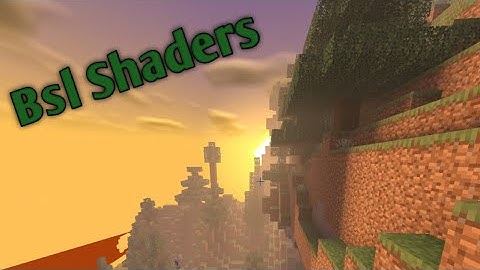 Top 1 Shaders Realitisc mcpe v1.17+|| Wisbe Bsl v3