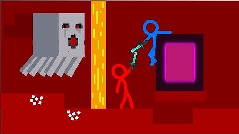 Animation vs minecraft - The nether | Stick nodes animation - @animsteev9528