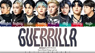 ATEEZ (에이티즈) - Guerrilla (1 HOUR LOOP) Lyrics | 1시간 가사