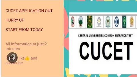 cucet 2021 form dates, exam dates out
