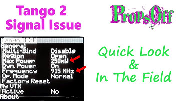Tango 2 Signal Issues | Tango 2 RSSI Signal Settings