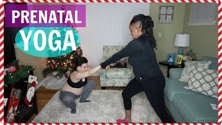 Prenatal Yoga Challenge | Pregnant w/ Twins